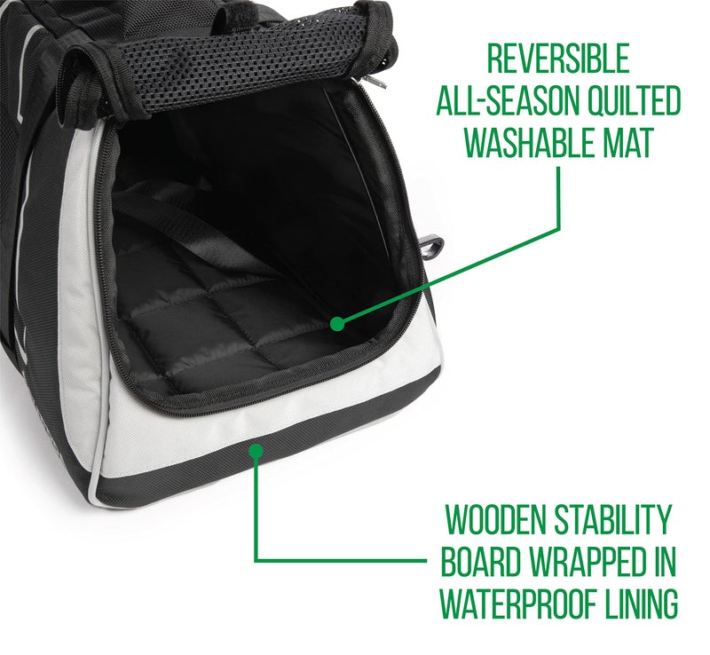Sherpa Forma Frame Crash-Tested Travel Pet Carrier, Airline Approved & Guaranteed On Board - Black, Medium - Image 4